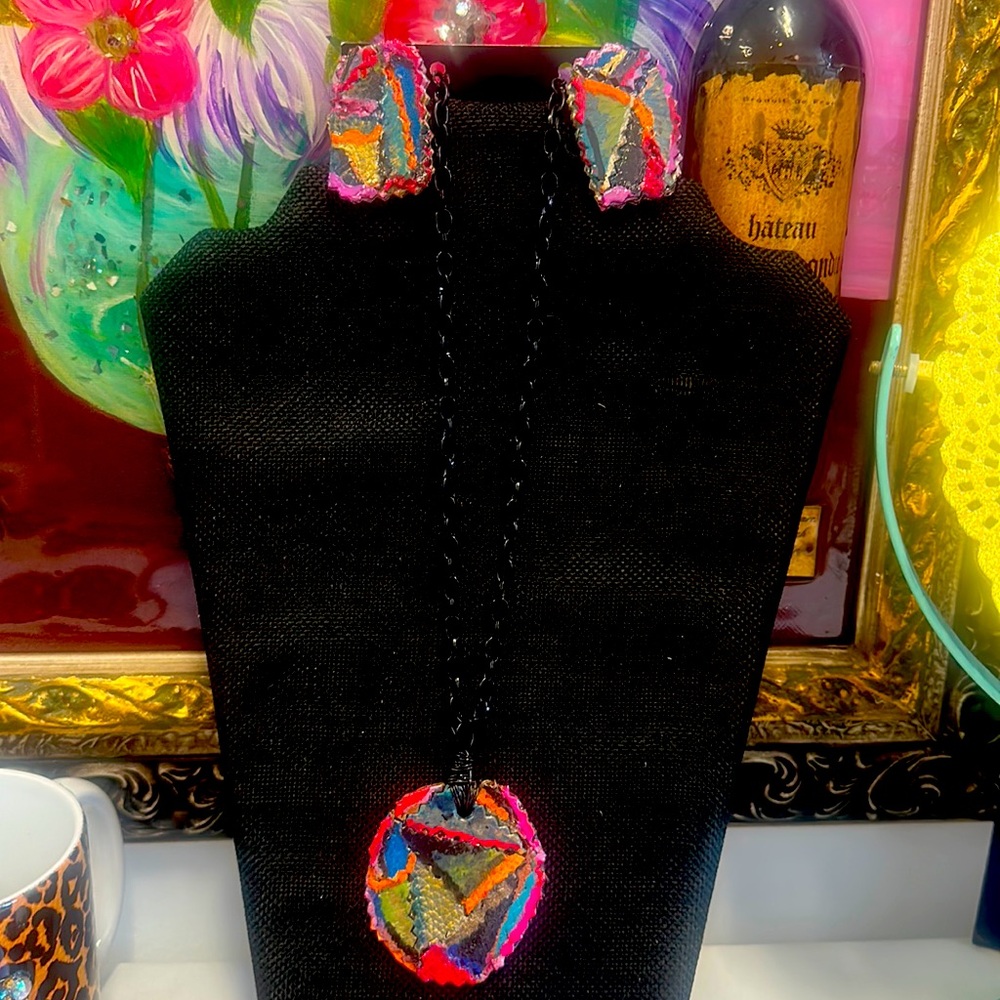Handmade Necklace And Earrings